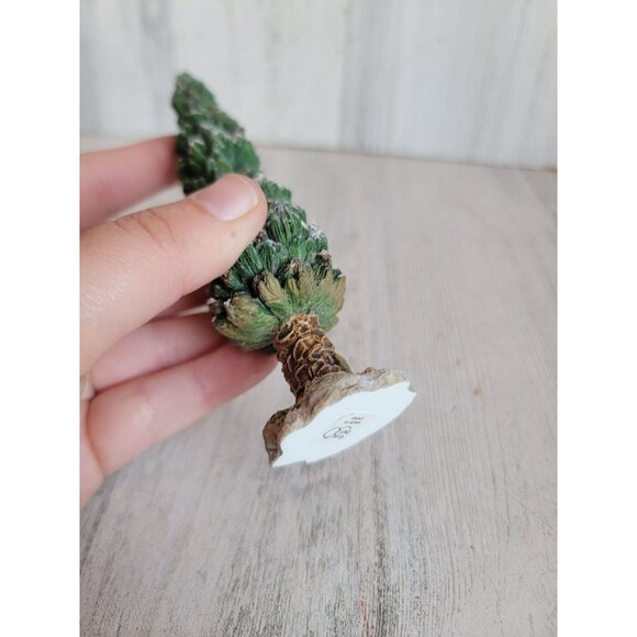 Dept 56 skinny snow covered pine tree village accessory Xmas - Picture 6 of 7